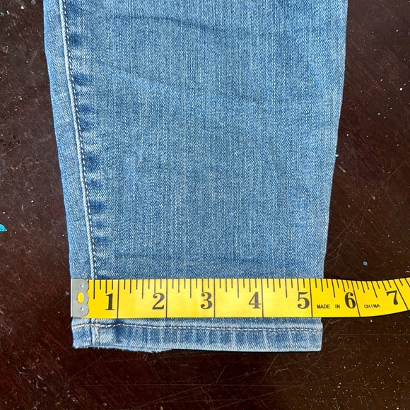Lucky Brand Stella stretchy low rise skinny denim blue ankle jeans size 10/30 - Picture 12 of 13